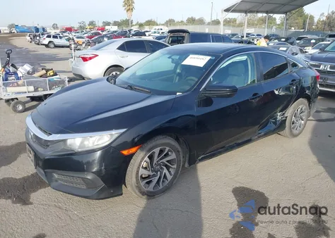 2018 Honda Civic Ex из США, поврежденный, VIN 2HGFC2F72JH528090